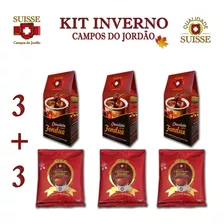 Kit Inverno Campos Do Jordão:3 Fondues + 3 Chocolate Cremoso