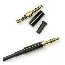 Ketdirect 2pcs Gold 3 Pole 3.5mm Male Repair Auriculares Jac