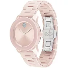 Movado 3600536 Reloj De Cerámica Para Mujer, Diseño De Lunar