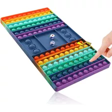 Brinquedo Sensorial Gigante Placa De Xadrez Rainbow Fidget P