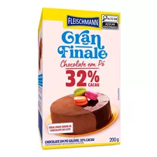 Chocolate Em Pó Soluvel 32% Gran Finale 200g 1und