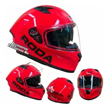 Casco Roda Cerrado Negro Mate Diseño Gp Certificado Course Color Rojo Tamaño Del Casco Extra Grande