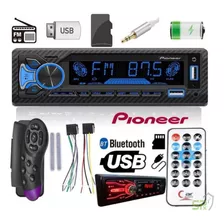 Reproductor Pioneer Bluetooth De Carro Mp3 Usb + Control