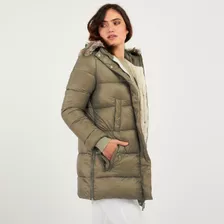 Campera Kevingston Long Puffer De Mujer Matelasseada