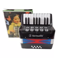 Acordeon Gabrielloni Blue Infantil 17 Teclas 8 Bajos