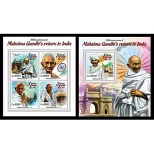 Mahatma Gandhi - Sierra Leona 2015 - Hojita + Block Mint 