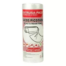 Saco Picotado Alimentos 2kg Extrusapack 20cmx28cm 500unid