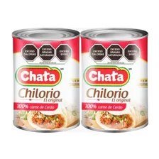 Chilorio De Cerdo Chata 2 Latas De 370 G C/u