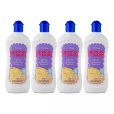 Kit Com 4 Engomador Roupa Goma Pox 200ml