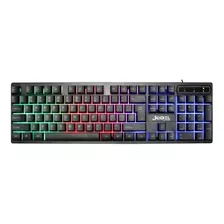 Teclado Gamer Retroiluminado Similmecanico Jedel K500 Ins 