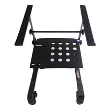 Romms Ms-246 Base 3 Secciones Soporte Rack Equipo Dj Blk