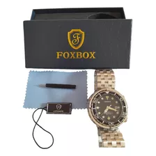 Relógio Foxbox Quartzo 50m Modelo Tuna Com Data