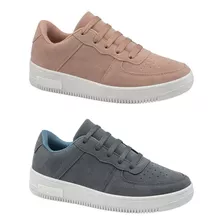 Tenis Dama Urban Shoes Kit De 2 Pares Denim