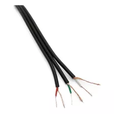 Cable Apantallado 3x18 Awg Para Audio Y Video Por Metro