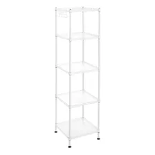 Estanteria Organizador Blanco Ajustable 5 Niveles Dunker