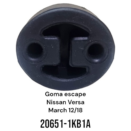 Goma De Escape Nissan Note Versa March 12-18 20651-1kb1a Foto 2