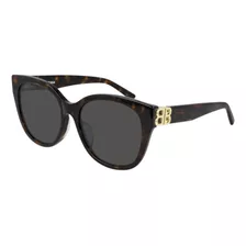 Lentes De Sol Dark Havana Balenciaga Bb0103sa002