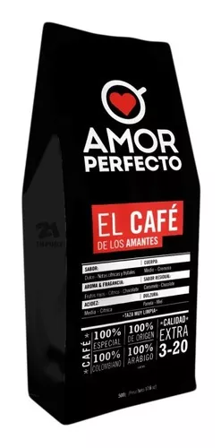 Cafe Amor Perfecto Grano 500grs Cafe Sin Azucar 2import