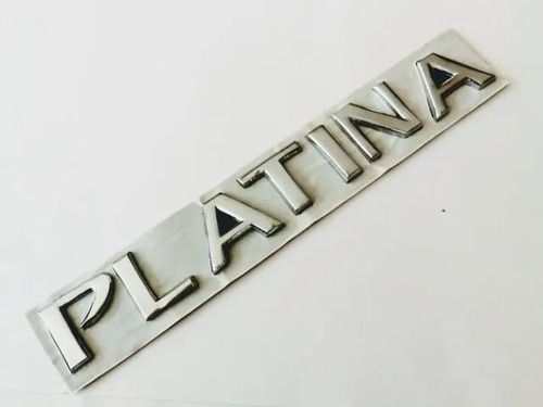 Emblema Nissan Platina Letra Foto 2