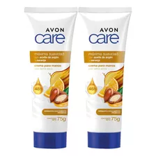 Avon Care Pack X2 Crema De Manos Aceite De Argán Y Naranja 