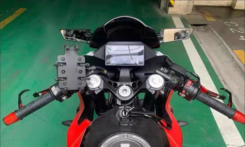 Espejo Retrovisor De Ala De Motocicleta Para Kawasaki H2 H4 Foto 8