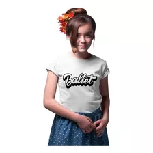 Playera De Niña De Bailarinas De Ballet/danza Al Mayoreo