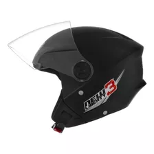 Capacete Moto Aberto Pro Tork New Liberty 3 Three Cores Cor Preto-fosco Tamanho Do Capacete 58