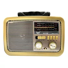 Caixa De Som Rádio Retrô Vintage Altomex Ad-3188