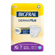 Fralda Bigfral Plus - Extra Grande Xg - Adulto Geriátrica