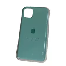 Silicon Case Con Logo Y Felpa Para iPhone 11 Pro Max