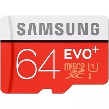 Cartão Samsung Micro Sdxc Evo Plus+ 64gb 95mb/s Uhs-1 Sd