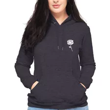 Blusa Moletom Feminino Flor Casaco Blusa De Frio Promoção