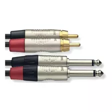 Stagg Ntc3pcmr N-series Deluxe Twin Cable Con Conector Telef