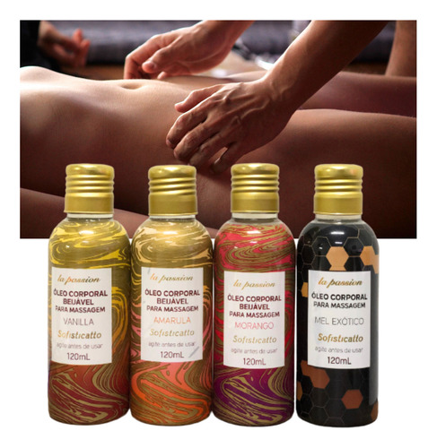 Óleo De Massagem Sofisticatto La Passion Prazer Libido Amor