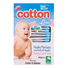 Haste Flexível Cotton Line Boy Com 75 Unidades