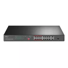 Switch Poe 16p 10/100 + 2p Giga + 1p Sfp Tplink Tl-sl1218p