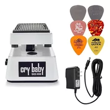 Dunlop Cbm105q Cry Baby Mini Bass Wah Pedal Bundle W / 9v Po