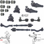 Kit Rotulas Bujes Bieletas Estabilizad Mitsubishi L200 08-14