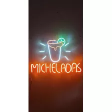 Letrero Neon Micheladas 