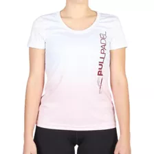 Remera Manga Corta Bullpadel Mujer Rem-beth-bla/bl