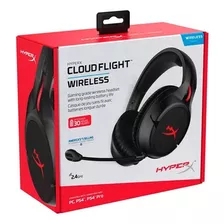 Hyperx Inalambricos Cloud Flight Pc/ps5/ps4 Bateria-30horas Color Negro