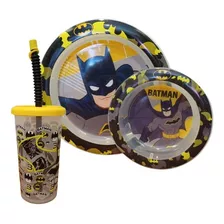 Set Promoción Batman: Plato + Vaso Sport + Bowl