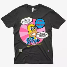 Poleras De Los Simpson 020(homero)de Calidad Y Algodón100%