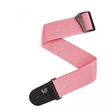 Correa De Polipropileno Para Guitarra Planet Waves Rosado