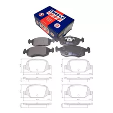 Kit Pastilha De Freio Fiat 500 Cargo/sport 1.4 16v 2012/2015