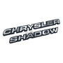 Shadow Kit De Emblemas Nuevos Cromados Con Adherible
