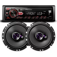 Radio Automotivo Pioneer Mvh-98ub Usb Auxiliar + 2 Falante 6