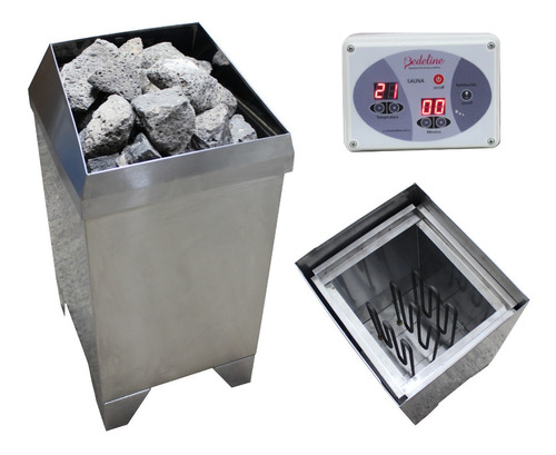 Calefactor Para Sauna Seco - 3kwt - Fabricantes - Digital 
