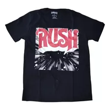 Camiseta Rush Logo Nome Da Banda De Rock Cinza Bof5055