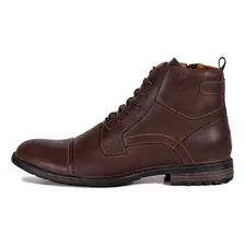 Bota Coturno Casual Masculino Premium Couro Macio